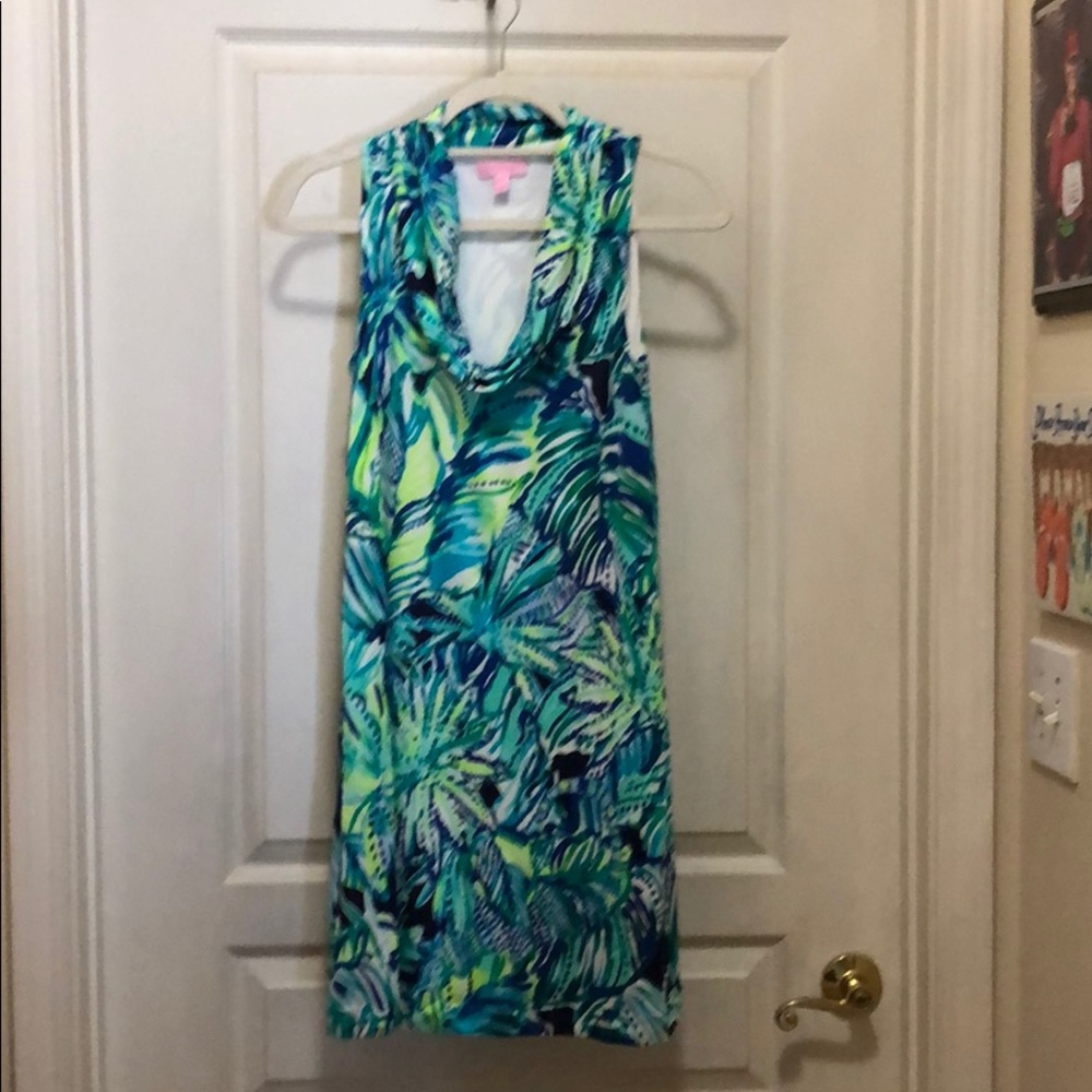 Lilly pulitzer silk sleeveless dress
